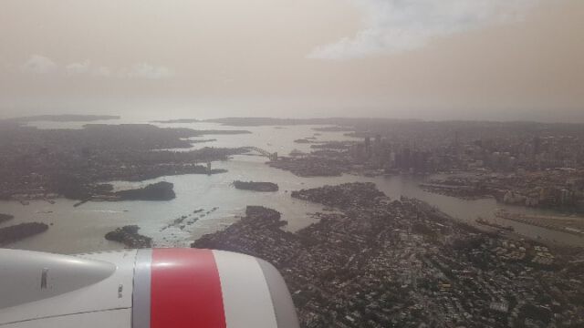Anflug auf Sydney