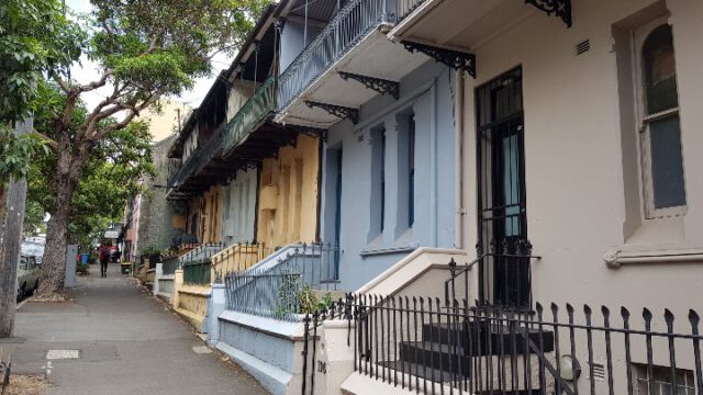 Straßenzug in Darlinghurst, Sydney