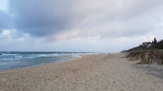 Sunshine Beach am frühen Abend