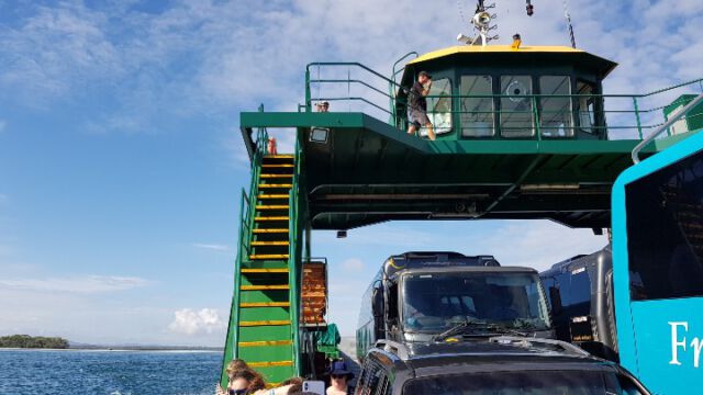 Auf der Mantaray-Fähre